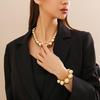Edgy Gothic Beads Chain Accessory Fashionable Neckchains Ornament for Gatherings