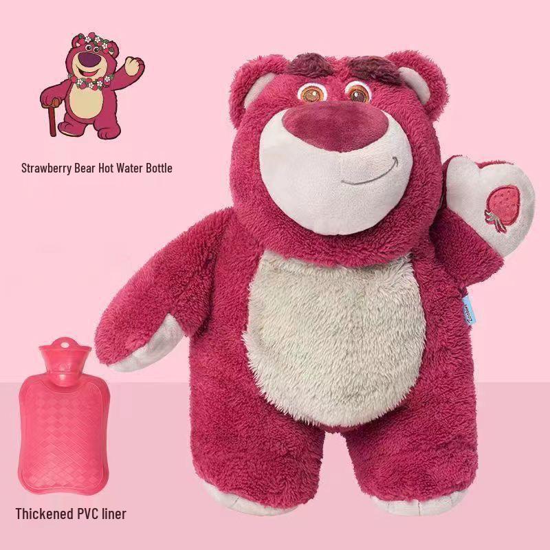 Stitch Shark Plush Hand Warmer: Thickened, Anti-Scald, PVC Hot Water Bottle, Easy to Disassemble and Wash