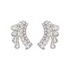 Light Luxury Vintage Chinese Style Water Drop Tassel Dangle Earrings For Women