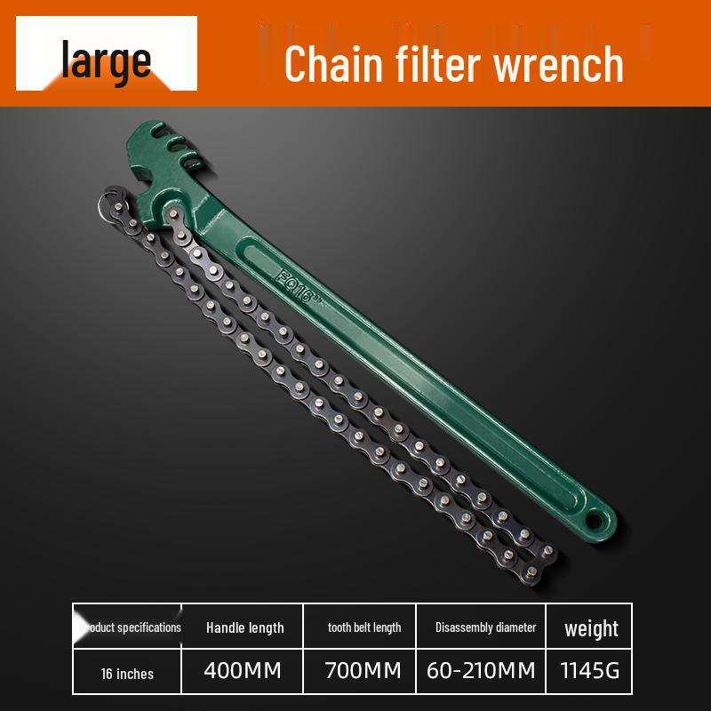Regulowany antypoślizgowy klucz do filtrów oleju z trzema szczękami do wkładów oczyszczaczy wody