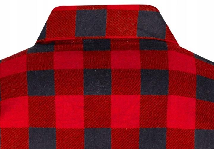 Koszula Flanelowa Casual W Krate Męska 100% Bawełna R. L