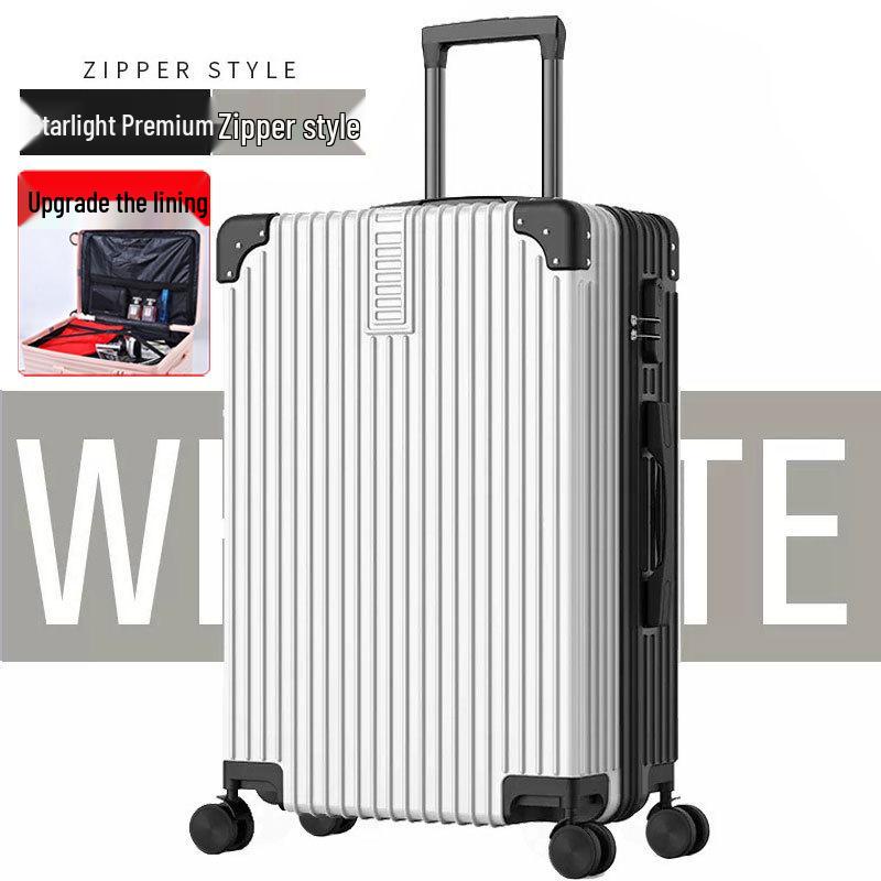 Durable Aluminum Frame Suitcase - 26-Inch Large Capacity, 24-Inch Carry-On, 20-Inch Trolley