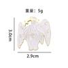 Brooch Alloy Striking Of Cartoon Demon Girl Design With Wings And Halo For Bags Trendy