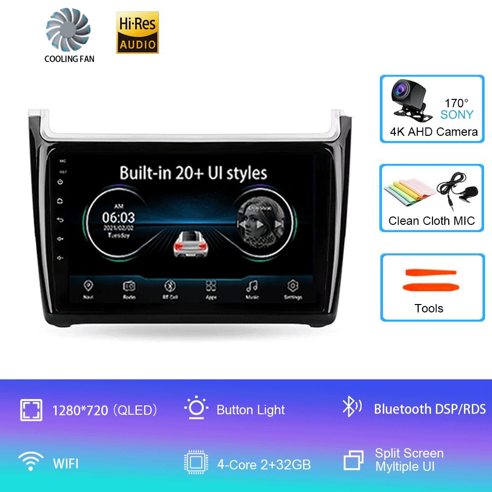 

Android 14 для Volkswagen POLO 5 2008 - 2020 Автомобильный радиоприемник Мультимедиа Видеоплеер Навигация стерео GPS Нет 2din 2 din dvd CHINA