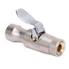 Locking   Chuck 300 PSI 1Celsius4in FNPT Heavy Duty Closed   Brass Straight Lock On Tire Chuck for Tire Inflator Gauge