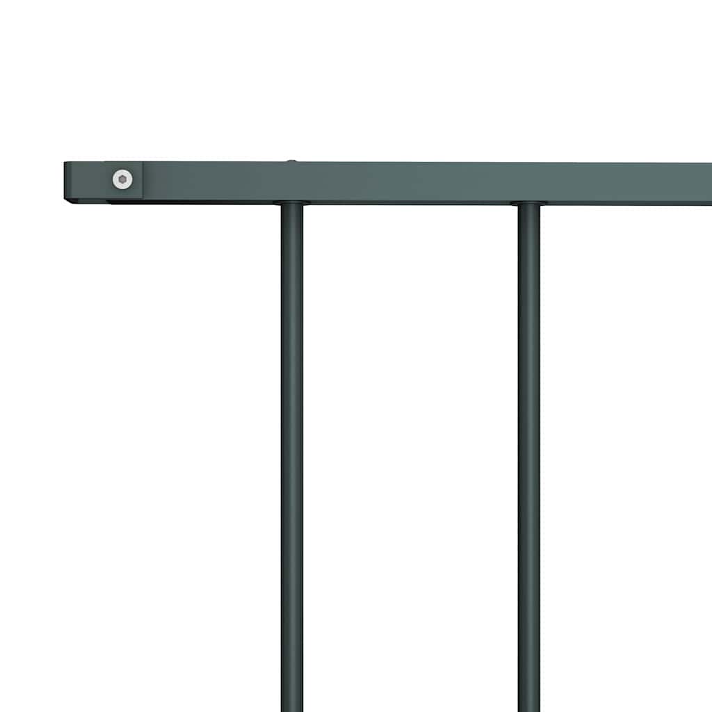 Woerden Fence Panel Powder Coated Steel 1.7 X 1.17 M Anthracite Grey