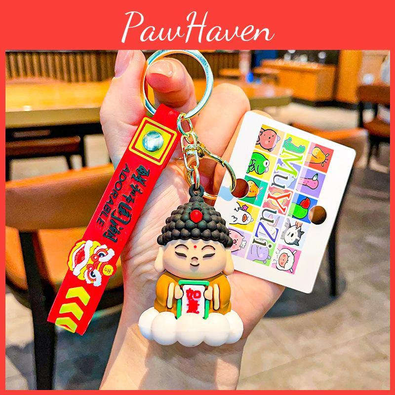 Exquisite Original Fortune Keychain Featuring Silica Gel Design For Celebrations And Gifting