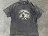 Cairn Terrier T-Shirt - Perfektes Geschenk für Cairn Terrier Mamas oder Papas - Vintage/Y2K/Rauchender Hund/Zigarette/Edgy Meme Schottischer Terrier Hund