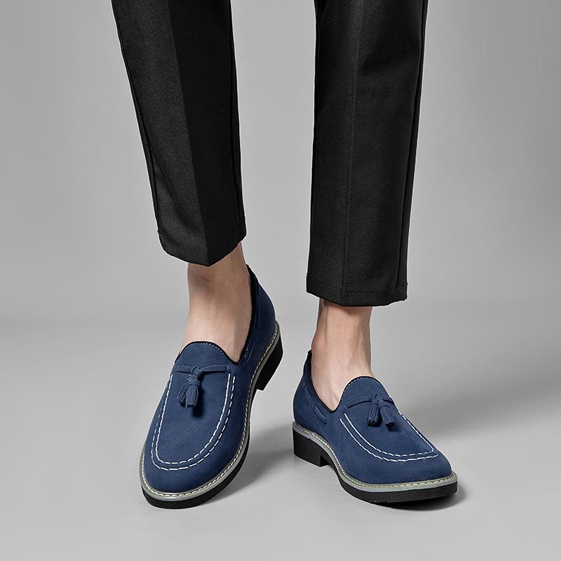 Lightweight Business Moccasin Shoes 2025 New Men's PU Leather Loafers Slip-On Comfortable Casual Shoes for Men Breathable Flats