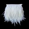1Meter Fluffy Chicken Feather Trim 8-13cm for Wedding Clothing Dress Decoration Rooster Feather Ribbon Sewing Accessories