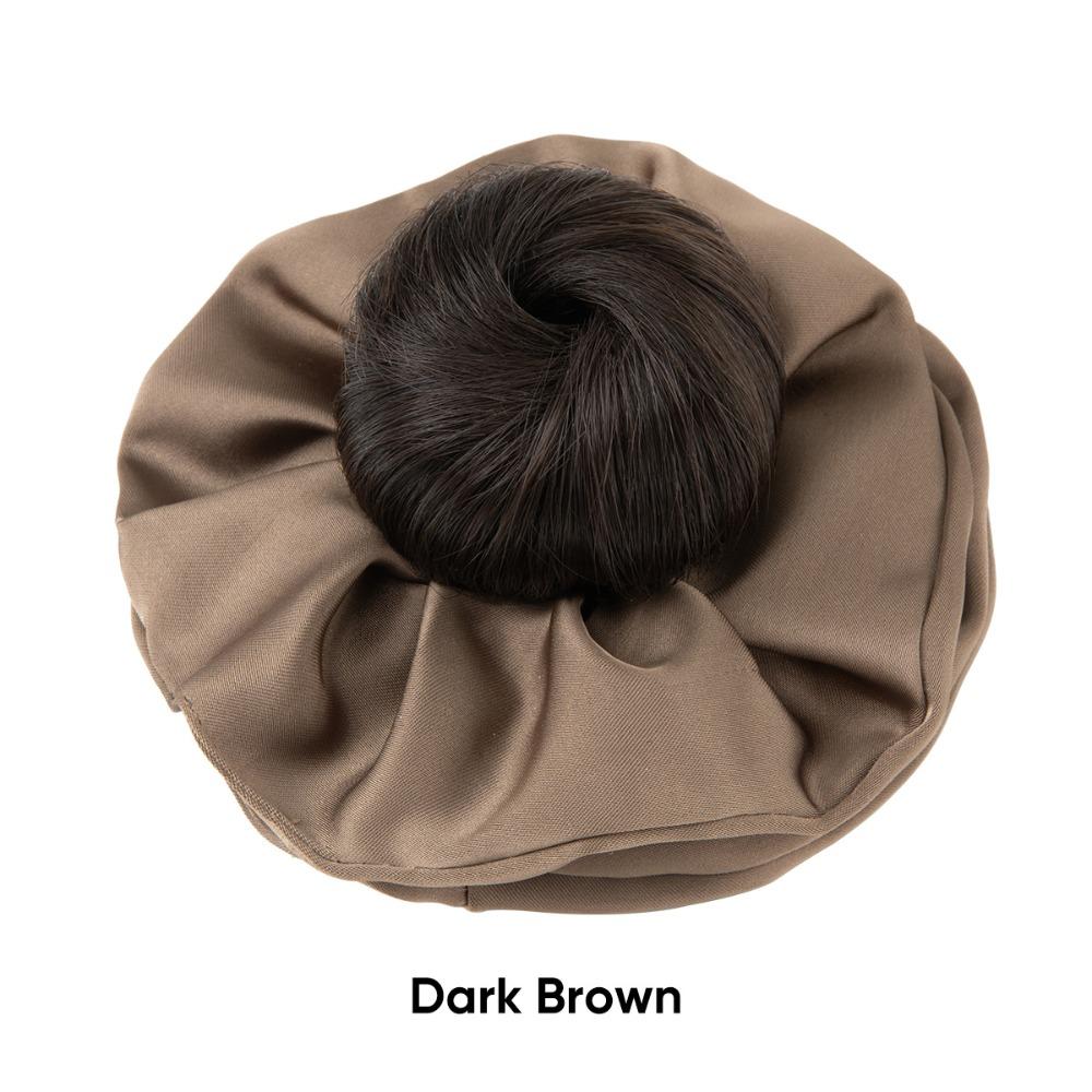Elegant Influencer-style Hair Tie Synthetic Natural-looking Artificial Flower Bun  for Daily Use