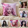 Idol Kpop LLEESEO Cushion Cover Pillowcase Antidustmite living Room Sofa Decor Cushion Room