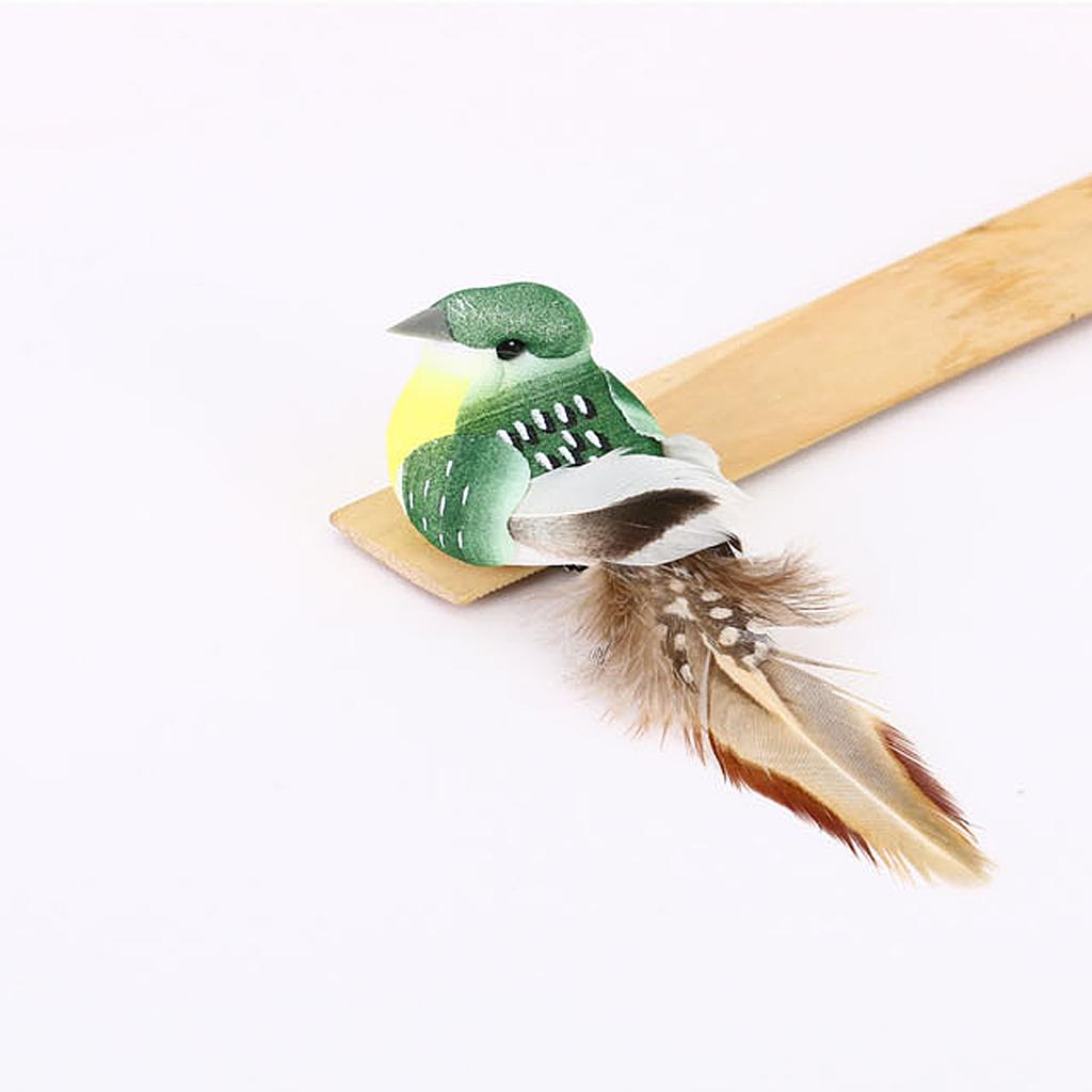 Simulated Feather Birds For Christmas