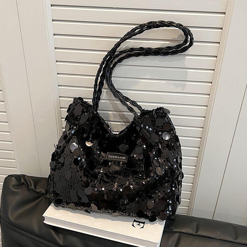 Pop-up-Tasche mit großer Kapazität, modische neue vielseitige Handtasche, Umhängetasche mit Pailletten-Achseltasche, Damentasche