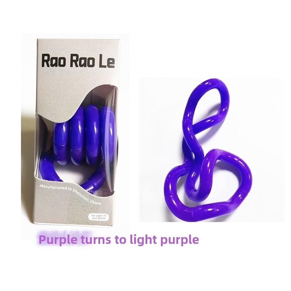 

Warm Variant Winding Rope Toy Unlocking Feature Circle Winding Toy Focus Improvement