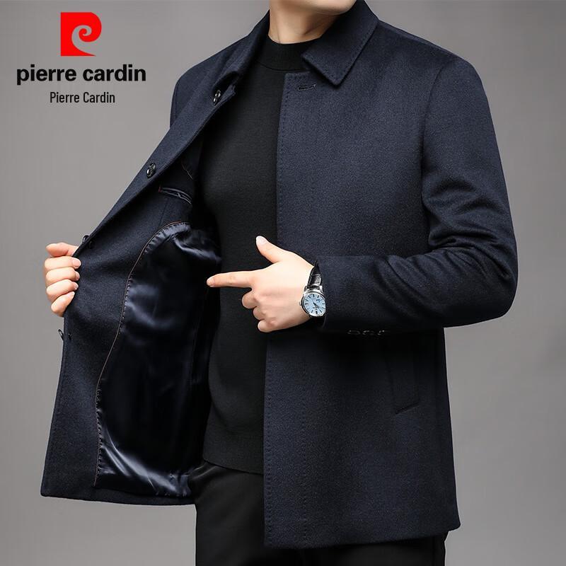 

Pierre Cardin Men s Wool & Cashmere Blend Mid-Length Overcoat 2XL