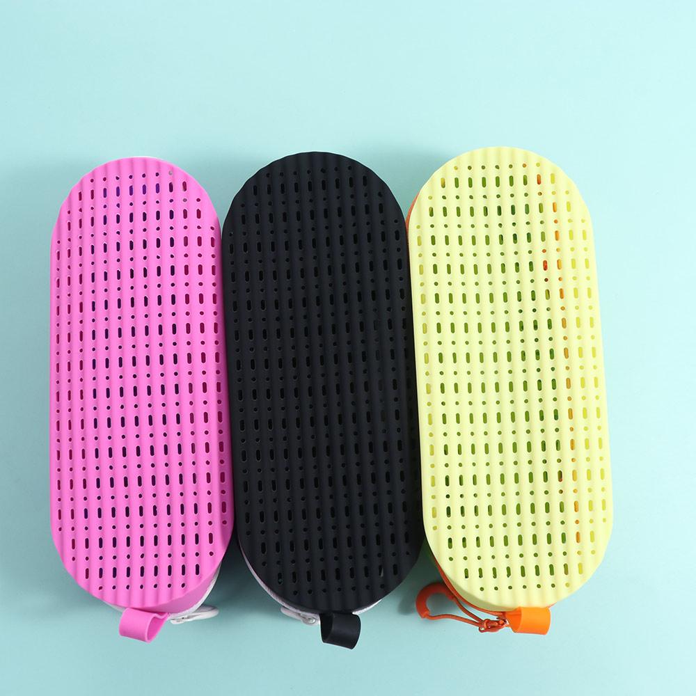 Silicone Zipper Eyeglasses Case Waterproof Sun Glasses Storage Box  Eye Wear Accessories