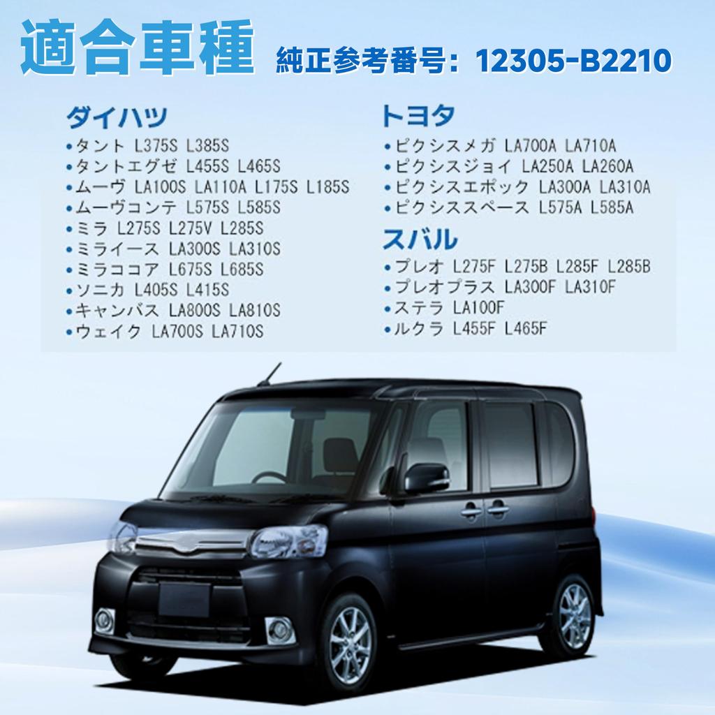 Foefen Engine Right Side for Daihatsu Tanto Move Wake LA700S Part Part Number Engine Vibration Reduction Rubber Mount Mount, (Driver's Side), L375S,