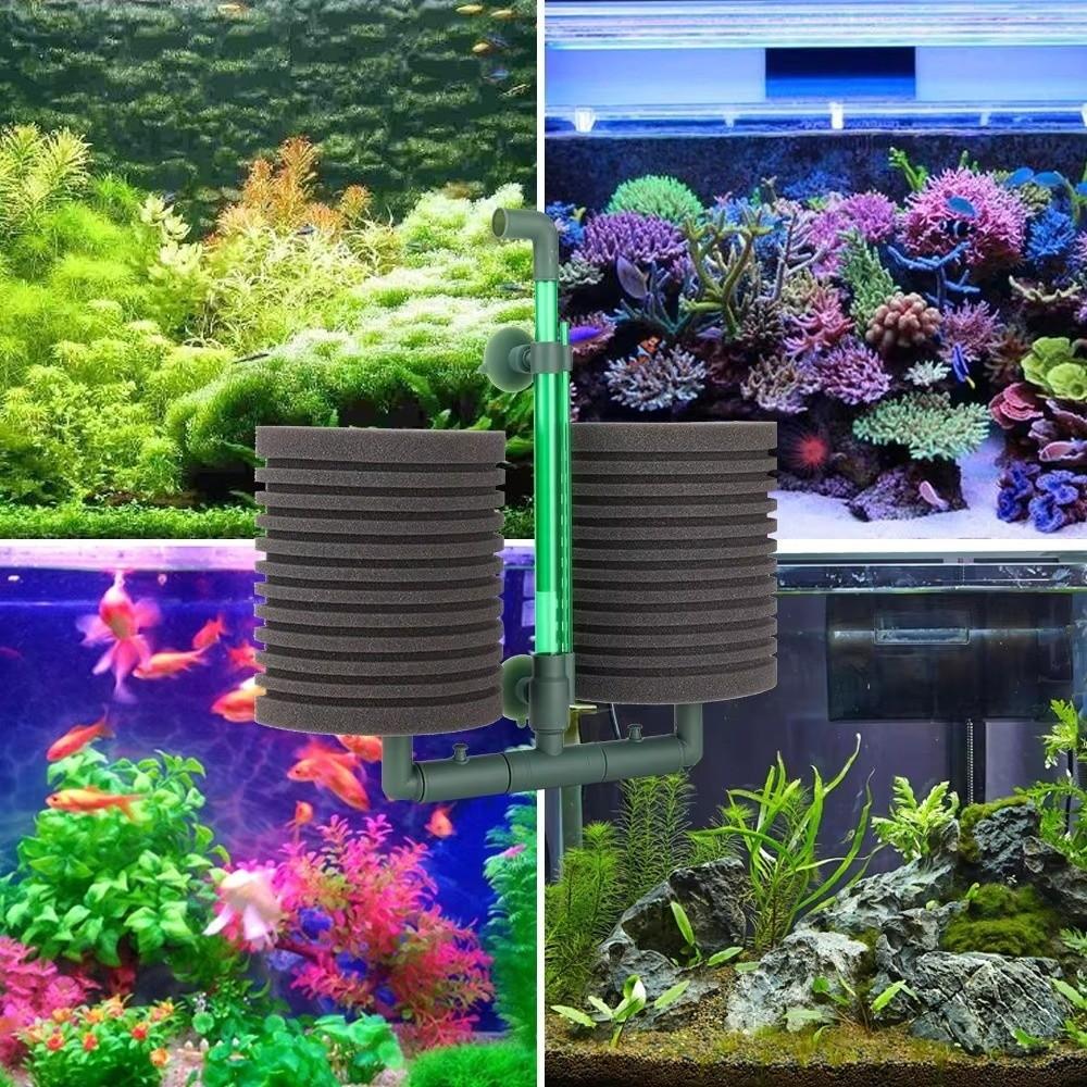 Pneumatic Fish Tank Pneumatic Filter Silent Bio Sponge Filter Oxygen Filtration Pump  Fish Tank