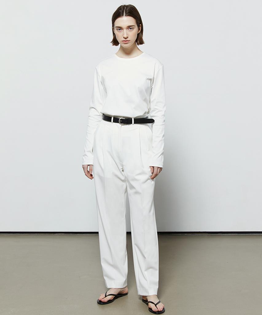 NOTIA Signature Silket T-Shirts - Ivory