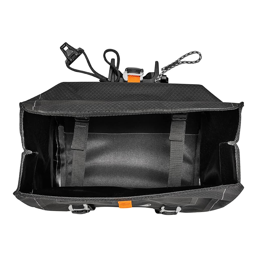 Ortlieb Black Matte Bag, H22xW26-32xD18cm