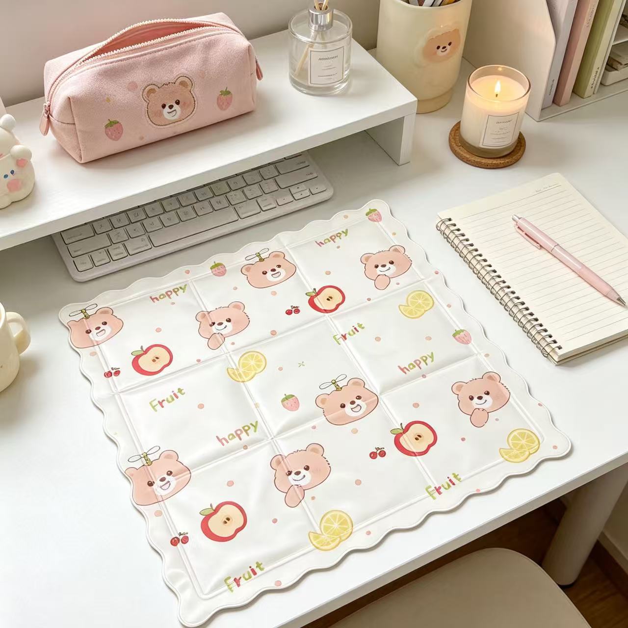 Rilakkuma Cooling Gel Seat Cushion Summer Ice Cooling Pad Waterproof Heat Dissipation For Car Office Dormitory Chair Buttock Mat style B