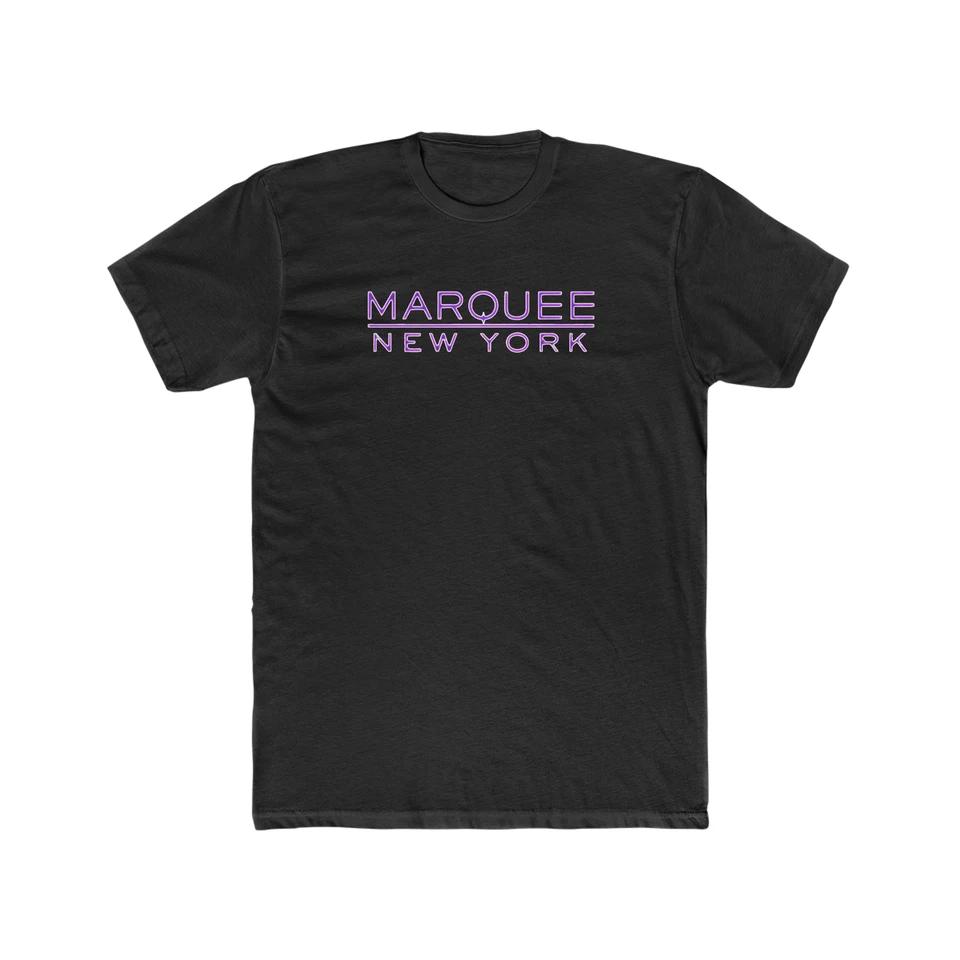 MARQUEE Ночной клуб Нью-Йорк Мужская хлопковая футболка с круглым вырезом House Music L