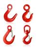 Swivel Hoist Hook with Anti-Release Buckle and Horn Design