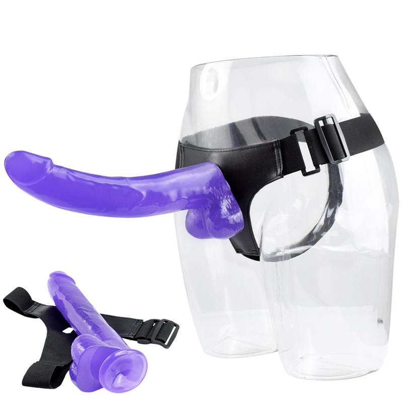 Extra-large Lengthened Penis Wear Pants Homosexual Sexy Panties Simulation Penis Dildo Adult Products