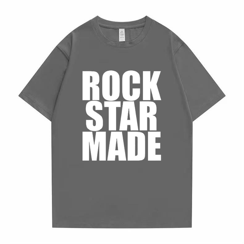 Rock Star Made Playboi Carti Graphic Tshirt Rap Merch 2026 Music Concert Merch Opium Print TShirt Unisex Hip Hop Oversized Tees