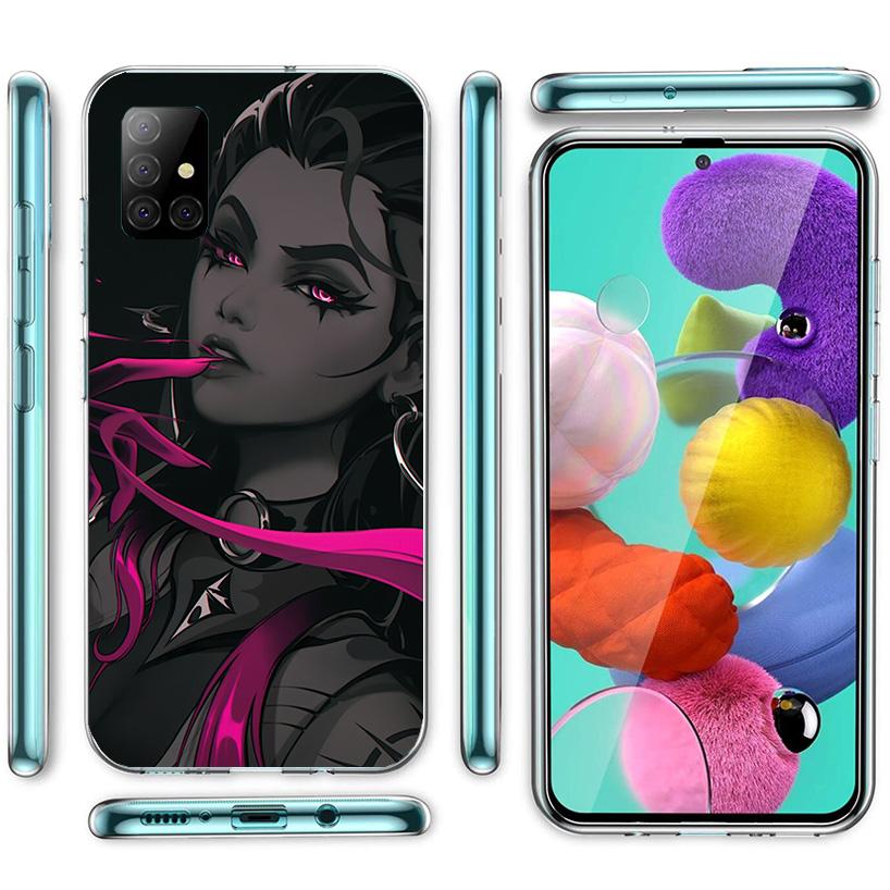 Valorant Game Cool Phone Case For Samsung Galaxy A52 A32 A22 A12 A51 A31 A50S A30S A20S A10S Note 20 Ultra 10 Plus S10 A72 A71 G