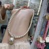 French Flash Diamond Millet Bead Pendant Necklace Female Elegant Collarbone Chain Temperament High-End Neck Chain