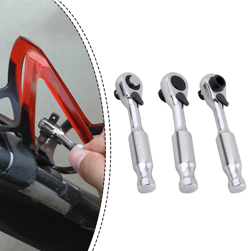 1 Pcs 1/4 Drive For Mini Ratchet Wrench Set Spur Wheel Wrench Screwdriver Hex Torque Wrenches Set 2in1 Spanner
