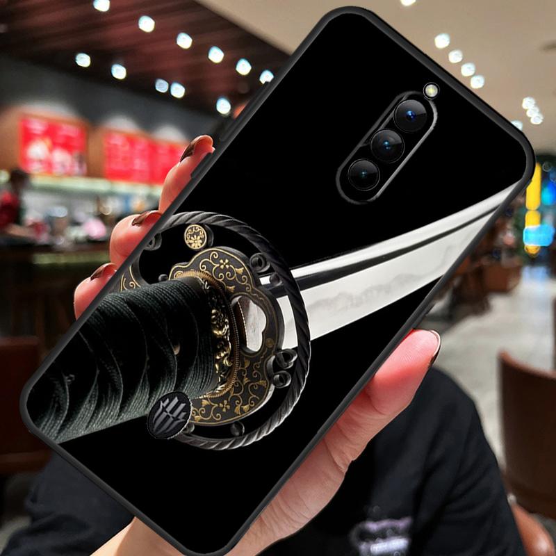 Japan Samurai Katana Case For ZTE Nubia Red Magic 8S 9S 10S 8 9 10 Pro Plus 6S 7S 6 7 Pro 5G 6R 11 Pro Plus Cover