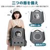 Okiki Expandable Pet Carrier for Dogs and Ideal for Hospital and Disaster Large Spaceship Design with Two Windows and Curtains for Small Dogs and Cats