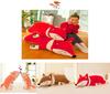 Large Fox Plush Toy Soft Stuffed Animal Pillow Creative Gift For Girls Birthday Present 35cm 50cm 60cm 70cm 90cm 1.2m