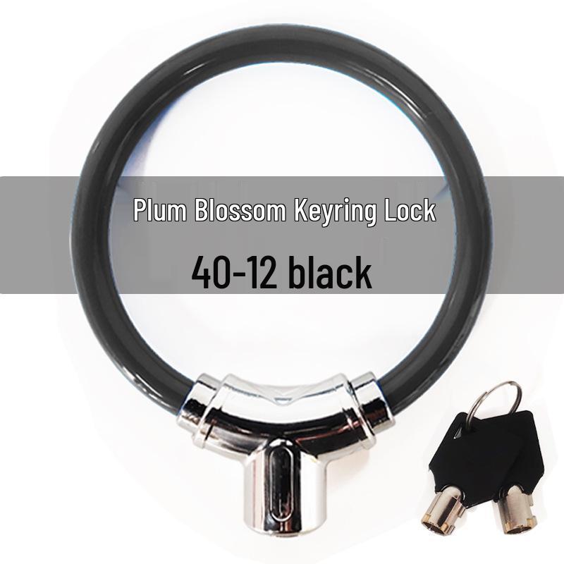 Electric Bike & Mountain Bike Anti-Theft Chain Lock: Portable and Secure Bicycle Battery Lock