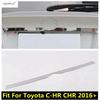 Car Rear Trunk Tail Gate Back Door Strip Decoration Cover Trim Fit For Toyota C-HR CHR 2016 -  Stainless Steel Accessories