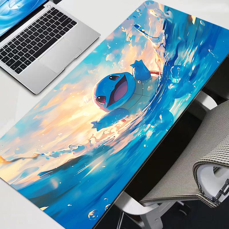 Mouse Pad Anime Gaming Pokemon Pikachu Gengar Accessories Mousepad Gamer PC Completo Computer Keyboard Desk Mat Varmilo