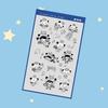 Korean Retro Summer Girl Stickers: Cute Cartoon Guka DIY Creative Set