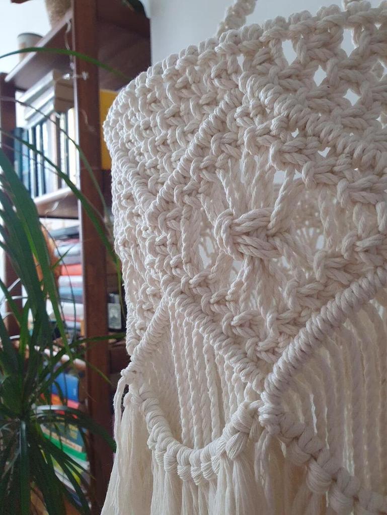 Handmade Nordic Bohemian Cotton Rope Lampshade Pendant Light for Home Décor