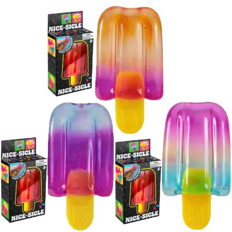 2026 Needoh Nice-Sicle Popsicle Sensory Squeeze Toy Super Stress Ice Cream Relief For Kids Adults Summer Easfestival Gifts