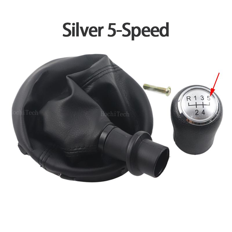 Fit For Volkswagen VW Transporter T5 T5.1 Gp 2003-2011 T6 Car 5 6 Speed Leather Gear Stick Shift Knob