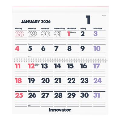 Innovator 2026 Mur 31398006 Calendrier, Moyen,