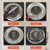 Pack of 10 Tin Stove Liners Oil Proof Covers Gas Stove Liners for Gas Burners Ensuring a Clean Cooking Environment
