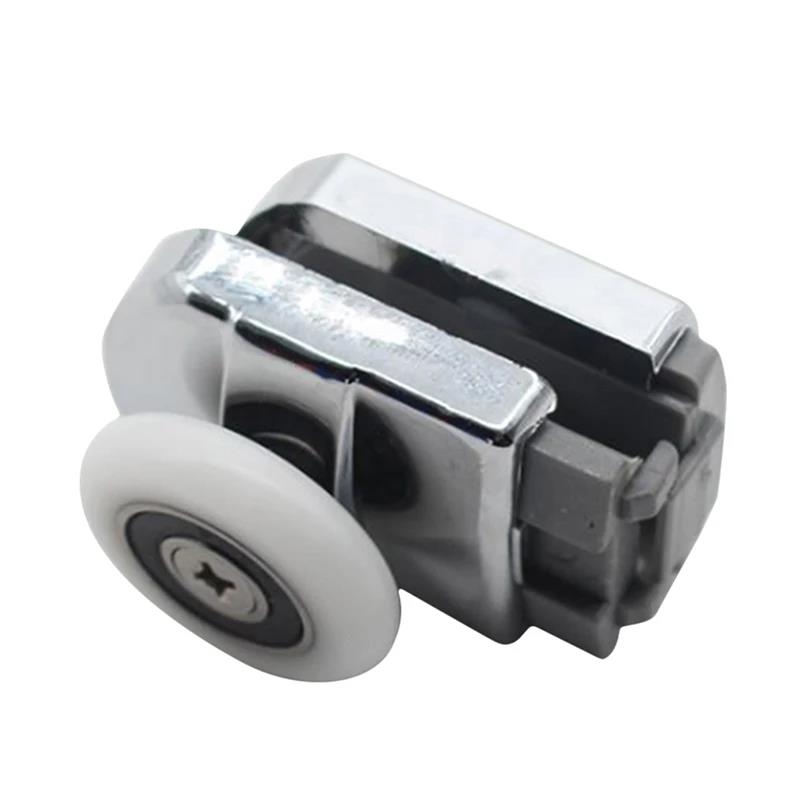 New Bathroom Door Rollers Home Pulley Wheels Glass Sliding Aluminum Shower Room Cabin Replacement Doors Accessories