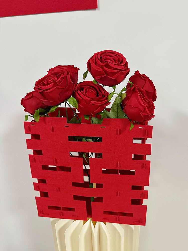 Романтическая цветочная композиция для свадеб, гостиной, спальни и прикроватного декора