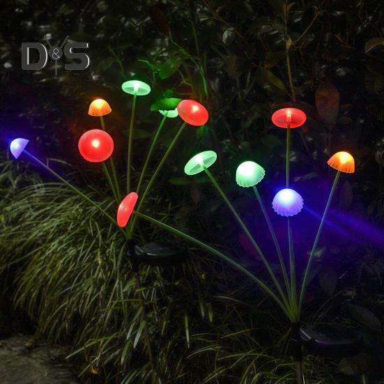 LED Solar Lamp Automatic ON/OFF Easy To Install IP44 Waterproof Jellyfish Solar Garden Light Romantic Courtyard Decoration