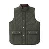 Replica Quilted Cotton Vest for Men American Retro Casual Solid Color Stand Collar Diamond Pure Cotton Work Vest Jacket
