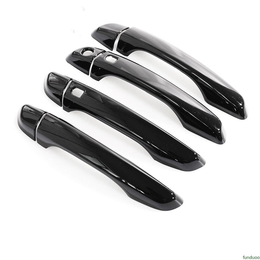 Pentru Hyundai Verna Elantra 2017 2018, negru lucios, capac pentru mânerul ușii mașinii, autocolant decorativ, stil auto